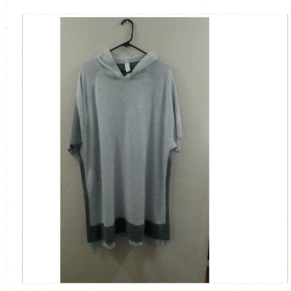 Lululemon Opened Up Poncho Heathered Core Ultra Light Grey / Heathered Size: M - Picture 6 of 7
